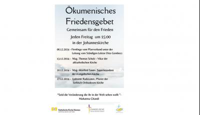 Ökumenisches Friedensgebet